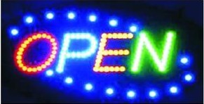 LED sign LED OPEN sign