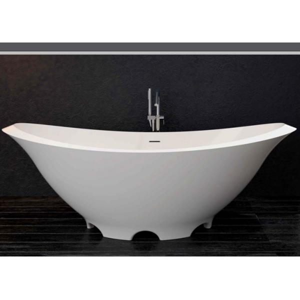 Artificial Stone  Freestanding Soaking Bathtub  Heat Retention