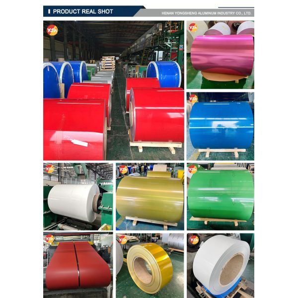 1060 3003Color Coated Aluminum Coil Durable Paint Systems Ideal for Construction, Appliances & Signage