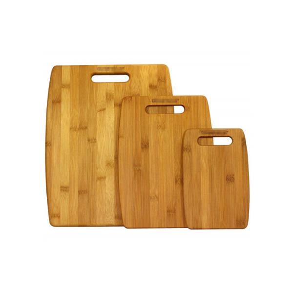 Premium Bamboo Cutting Board Set of 3, Wooden Chopping Board Kitchen Cutting
