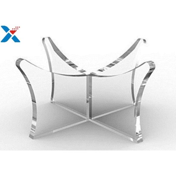 Football / Acrylic Basketball Holder Display , Volleyball  Acrylic Sphere Stands