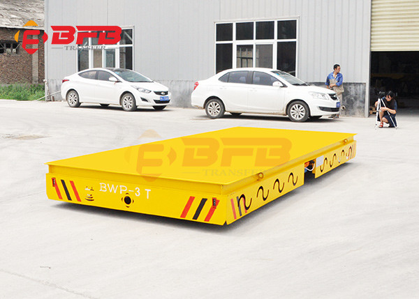 Large Table Electric Trackless Transfer Cart For Material Moving Customized