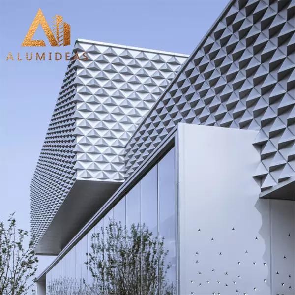 3D exterior facade panels