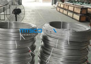 China ASTM A269 TP304 Stainless Steel Coiled Tubing Size 6.35mm x 1.65mm x 150m / coil on sale