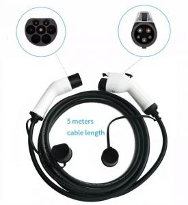 Cheap 32A 250V Mobile Charging Cable Type 1 To Type 2 EVSE Cable for sale