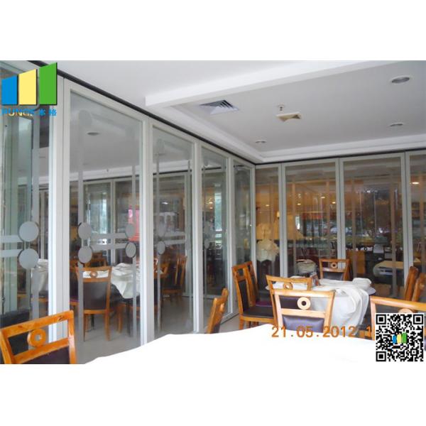 Sliding Aluminum Glass Partitions Wall