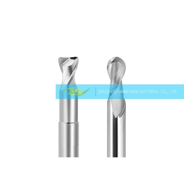 High Precise Arc / Ball Nose End Mill For Aluminum Alloy 2 Flute Carbide End Mill