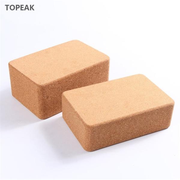2 Inch 3 Inch 4 Inch Cork Yoga Block 2 Pack 400g Wood  Stretch Practice