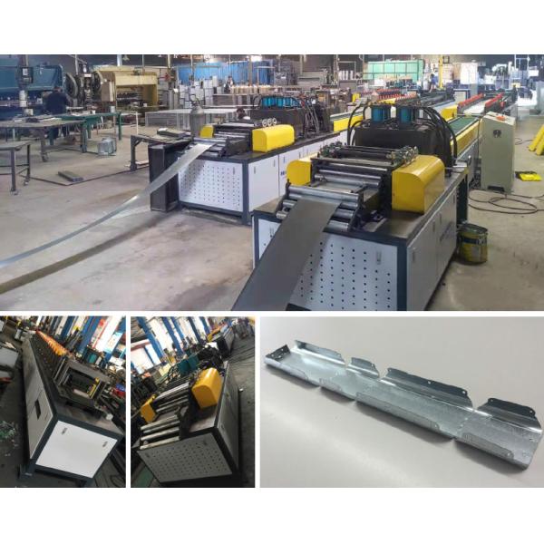 HVAC Damper Production Line, Ventilation Silencers Splitters Frame Machine