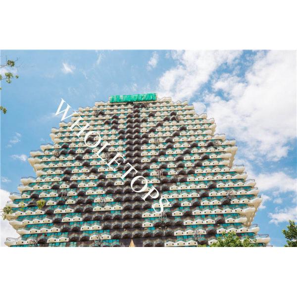 1.5MM-8.0MM Curved Aluminum Panels PVDF Coated For Hotel House Facade