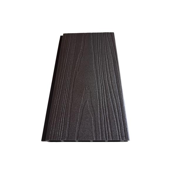 Wood Grain WPC Fencing 160*20 Anti-UV Wood Plastic Composite Fence Board Hollow Fence Panel