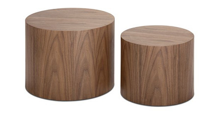 America style round coffee corner table furniture