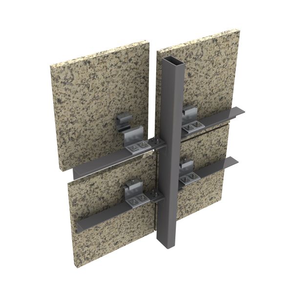 Stone Curtain Wall System Architectural Aluminium Curtain Wall Systems