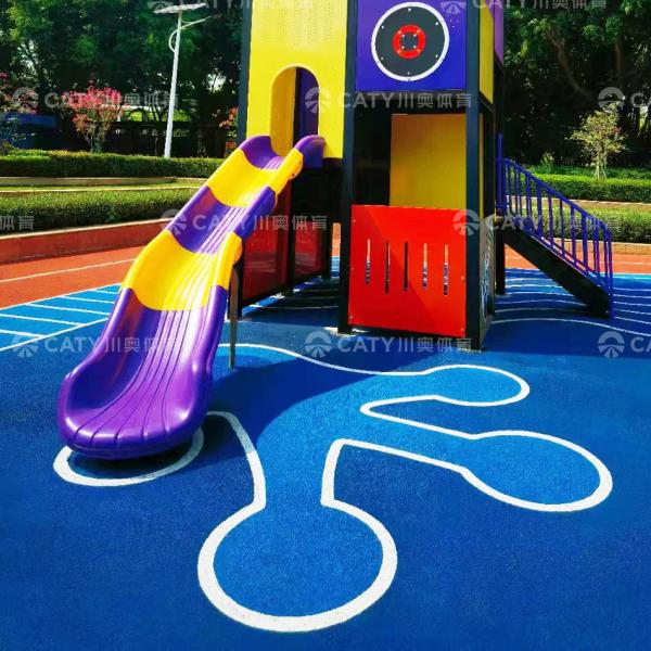 Popular Colorful UV-Resistant EPDM Rubber Granules For Running Track Playgrounds Residential Area & Fitness Trails