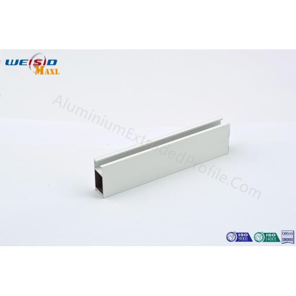 Structural 6063 T5 Powder Coating Aluminium Profile , Aluminium Sliding Window Frame