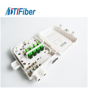 China Low Price Outdoor PLC FTTH 1x4 Fiber Cable Splitter Distribution Box on sale