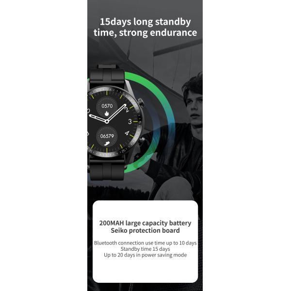 Android NFC Leather Strap Speech Recognition For Huawei GT2 Smartwatch