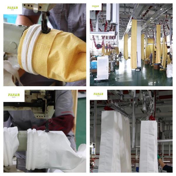 High Temperature Ptfe Polyester Pps Aramid P84 Pp Dust Collector Filter Bag