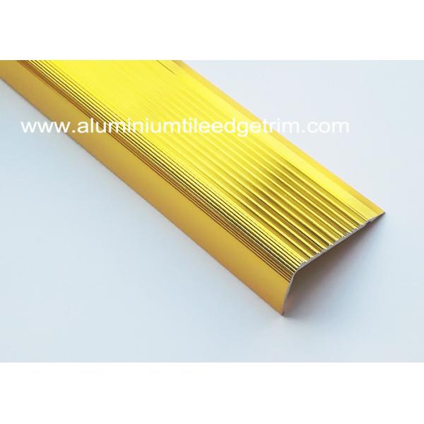 Heavy Duty  Aluminium Anti Non Slip Stair Edge Nosing Right Angle Straight Type