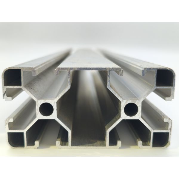Customized linear guide rails 4080 V slots and t slots, black anodized profiles, CNC aluminum extrusion profiles, industrial aluminum profiles