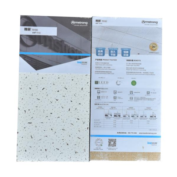 Thickness 15mm Density Black Acoustic Mineral Wool Board For Buildings