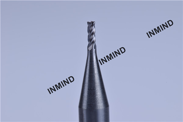 Upto HRC50 AlTiN Coating , 1mm to 4mm Square End Mill , 4 Flute , Carbide end mill , Grain Size 0.8UM ,