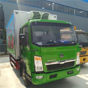 Cheap Howo Light Refrigerated Cargo Truck  3 Ton Capacity 4X2 Driving Type for sale