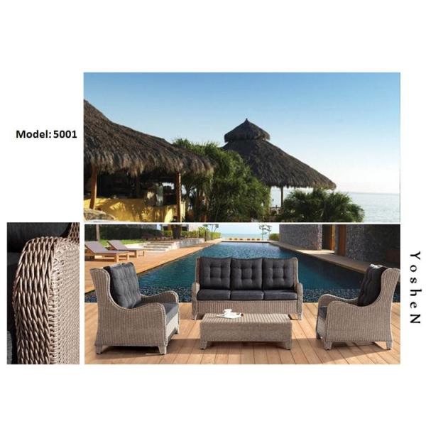 4piece - Home furniture luxury rattan sofa hotel furniture patio sofa furniture & chairs -5001