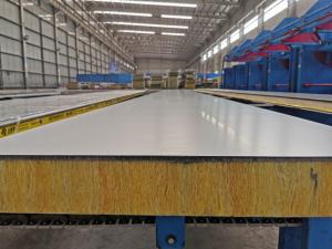 Cheap OEM Prefabricated Glasswool Insulated Sandwich Panel Roofing Polyurethane 100mm for sale