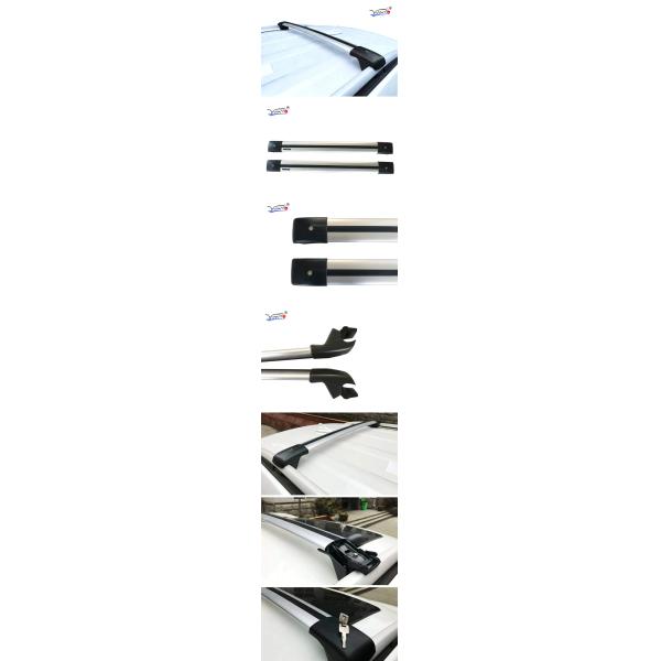 Aluminium Alloy Silver Universal Car Cross Bars A011 Model 12 Senior Crocodile Style