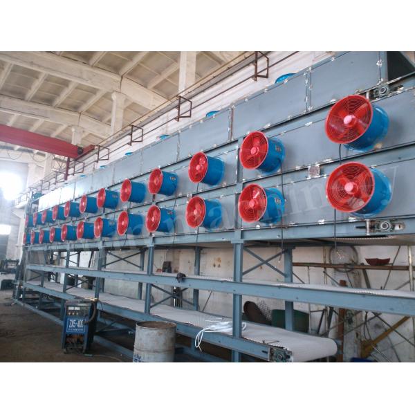 Horizontal Conveyor Belt Rubber Sheet Cooling Machine Electric Powered