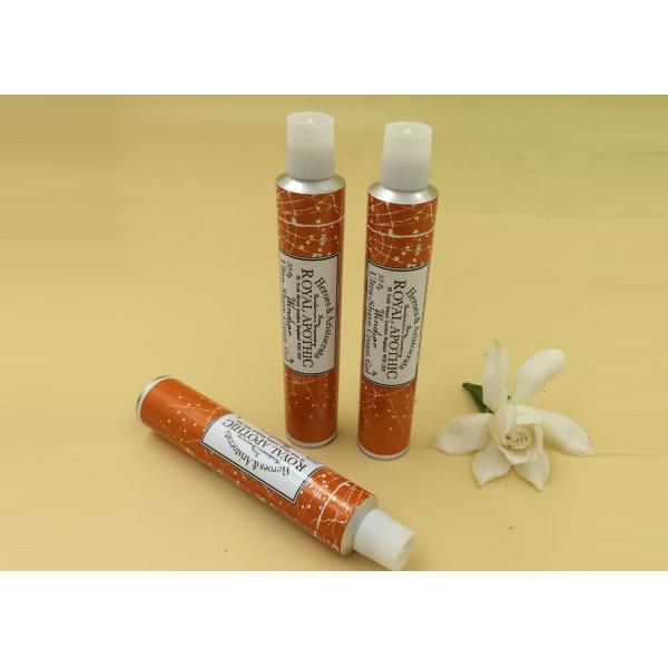 Round Empty Packaging Tube , GMP Standard Aluminum Medicine Tube