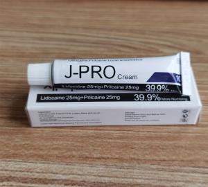 Cheap J-PRO 39.9% Lidocaine Facial Numbing Cream Tattoo Facial Treatment Eyebrow Tattoo Pain Relief for sale