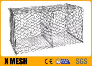 Cheap Hillside Gabion Wire Mesh Galvanized After Weaving Type 1 X 1 X 3m Size for sale