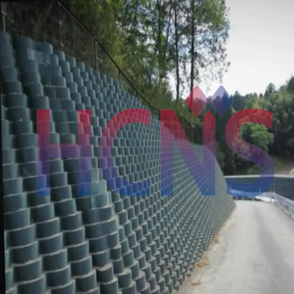 Smooth Textured Perforated HDPE Geocell 1.5mm Thickness ASTM Standard for Retaining Wall
