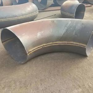 Cheap Thick Wall Butt Welded Pipe Fittings 90 Degree Welded Elbow Q235B for sale