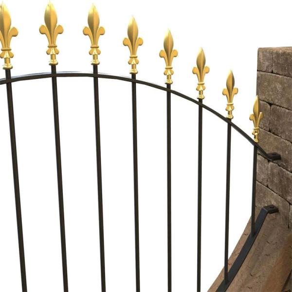 Hot Galvanizing Wrought Iron Railings Balcony handrail American Custom