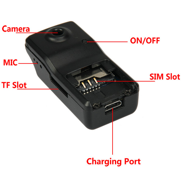 Electronic GSM MMS Alarm Micro TF DVR Camera Locator W/ Send Video Photo to Mobile Phone