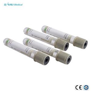 China Grey Top Blood Glucose Tube 13x75mm Sodium Fluoride EDTA Additive on sale