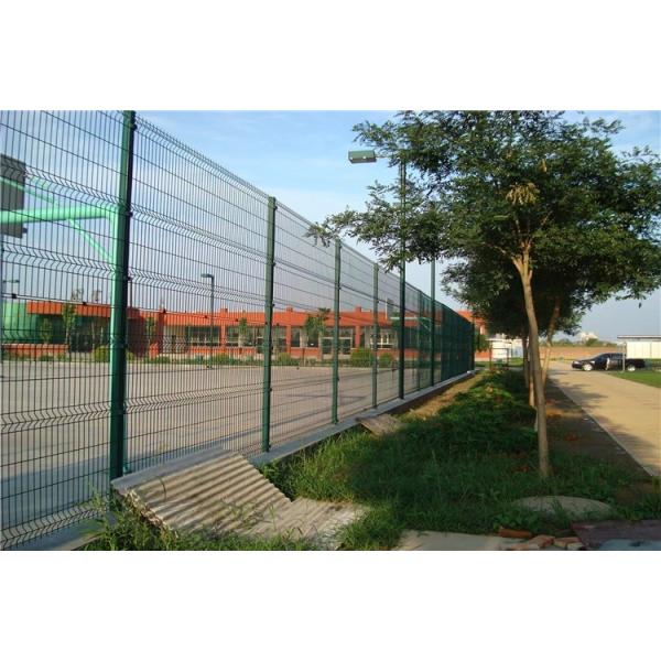 Curved Welded Wire Mesh Fence Panel For Garden With 50x100mm Hole Size