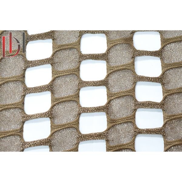 100% Polyester Soft Jacquard Fabric Quick Dry Cotton Bikini Skirt Fabric With Holes