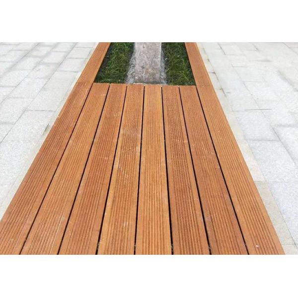Durable Green Material Bamboo Park Bench Modern Appearance Customized Size