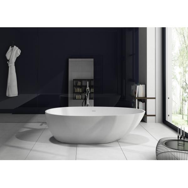 Elegant Look  Free Standing Deep Soaker Tub Non Toxic Eco Friendly