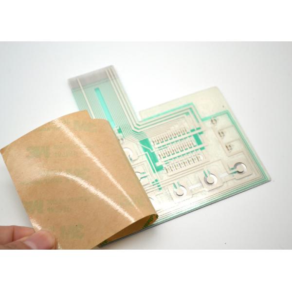 Single Button Waterproof Membrane Switch , OEM Standard Membrane Keypad