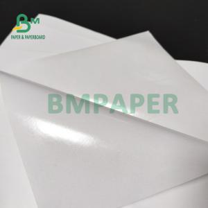 Cheap 80gsm Semi Glossy Adhesive Sticker Paper , Self Adhesive Thermal Paper For Medicine Label for sale