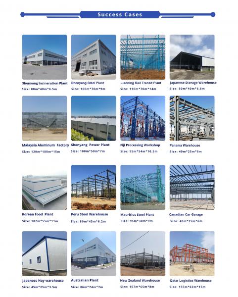 Galvanized Steel Structure Prefabricated Storage Sheds Prefab Metal Warehouse