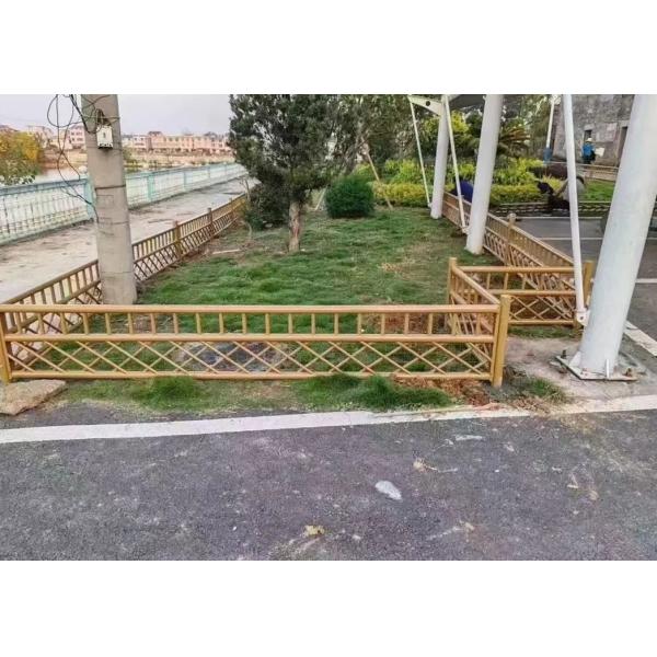 Safety Powder Coat Bamboo Imitation Garden Villa Fence Wrought Iron Decorative Fence