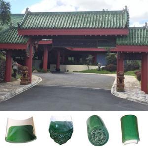 China Antique Old Tiled Roof House Chinese Glazed Asian Style Roof Tiles on sale