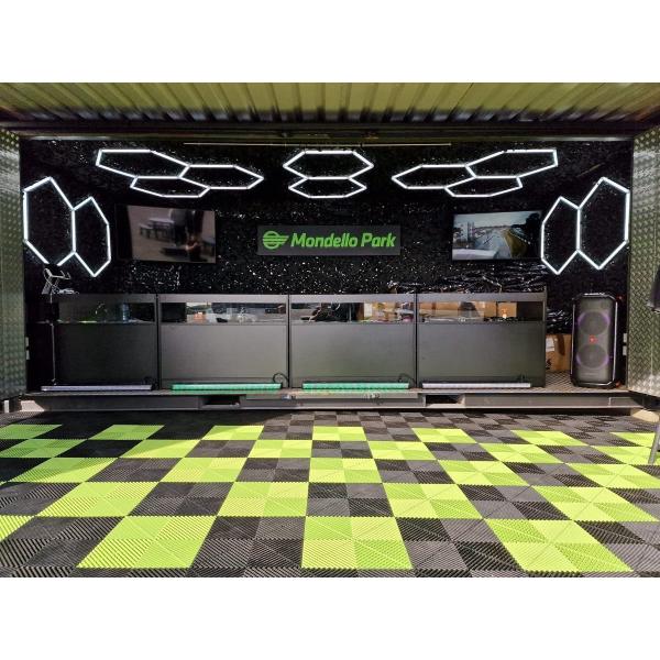 Heavy Duty Polypropylene Garage Flooring Ribbed Garage Floor Tiles