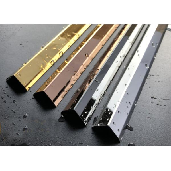 15mmx15mm Stainless Steel Wall Corner Guards Impactproof Strengthened